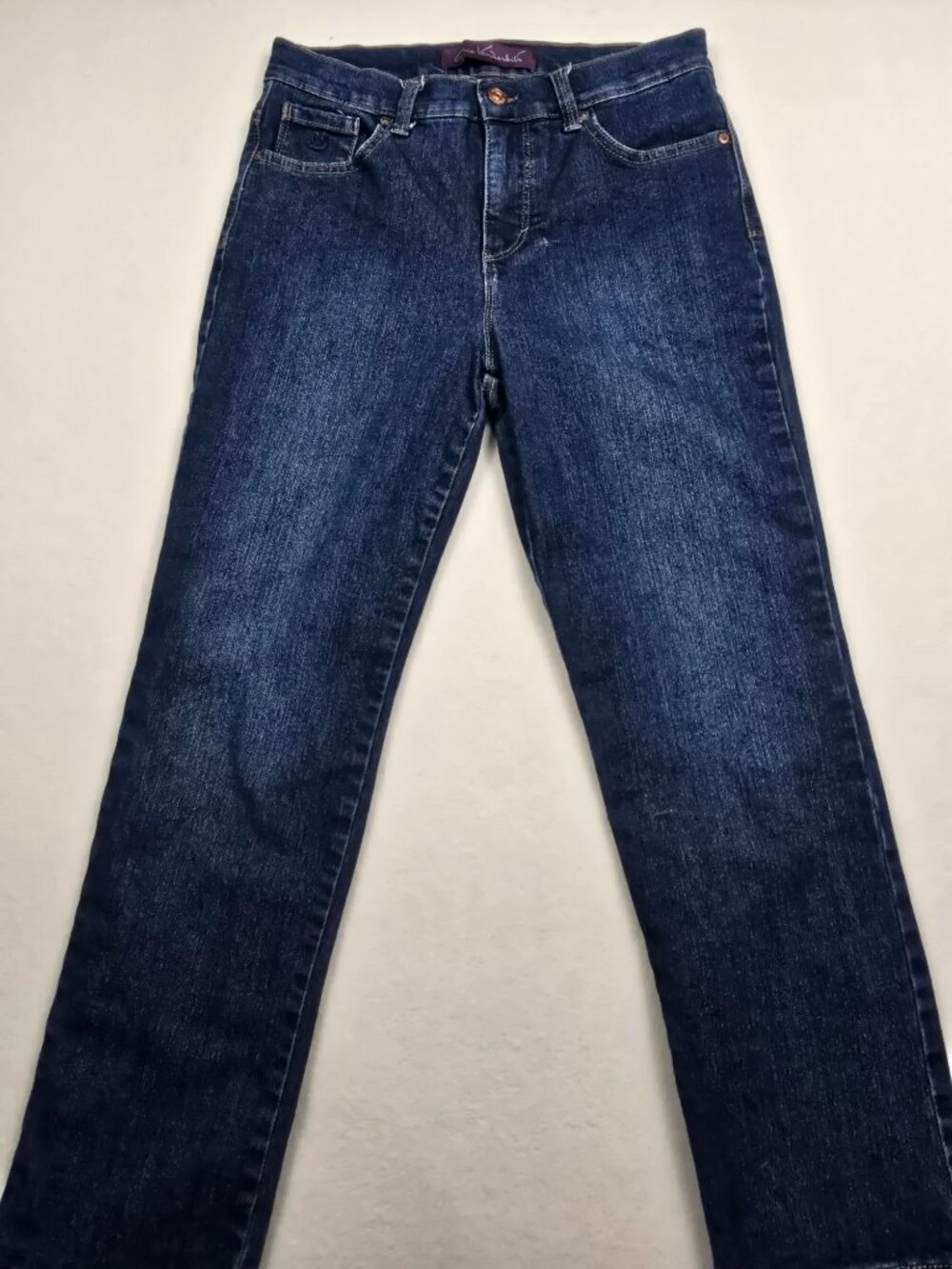 Gloria Vanderbilt Amanda Jeans 8P Slimming Classic Fit Dark Wash Denim Petite